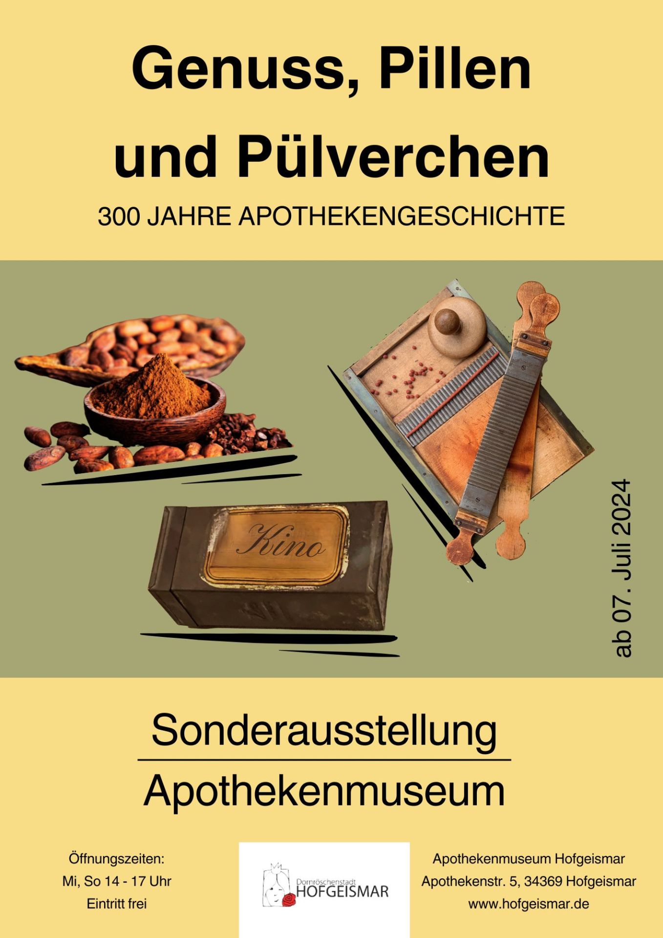 Genuss, Pillen und Pülverchen 300 JAHRE APOTHEKENGESCHICHTE - 1 Genuss, Pillen und Pülverchen 300 JAHRE APOTHEKENGESCHICHTE - 1
