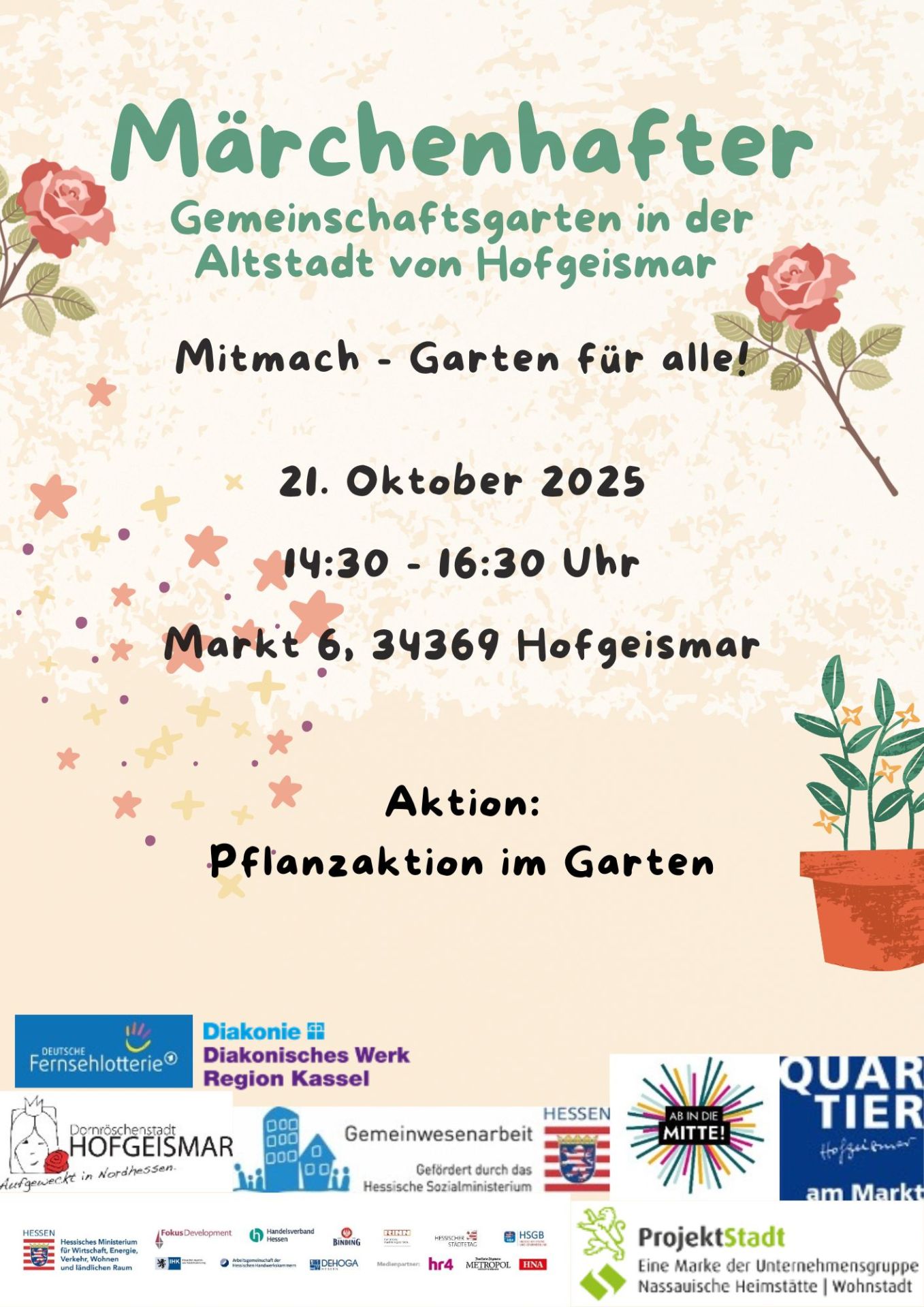 Kopie von Kopie von Kopie von Kopie von Märchengarten Gemeinschaftsgarten in der Altstadt von Hofgeismar - 1