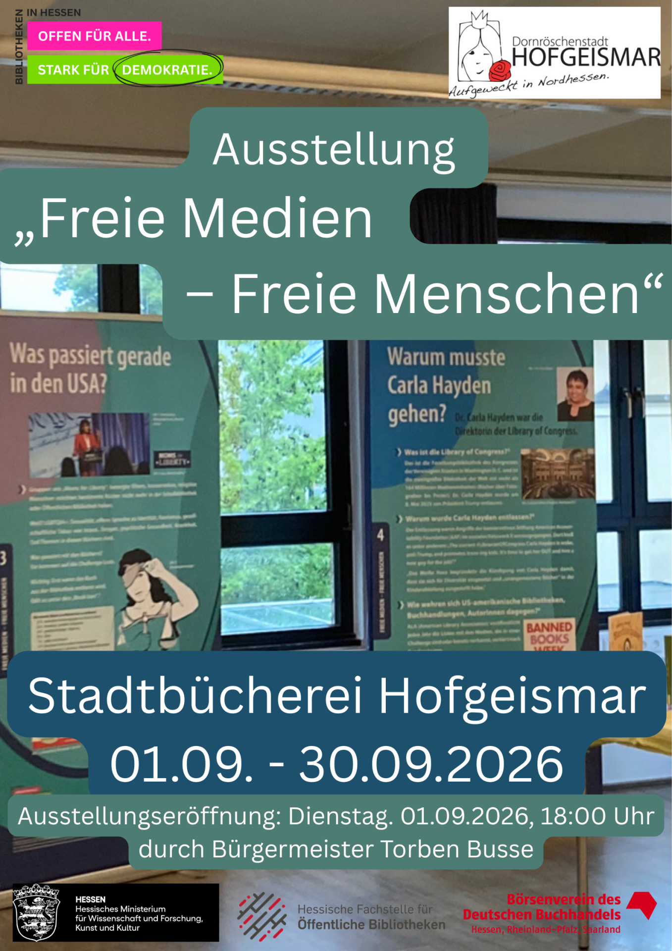 Wanderausstellung „FREIE MEDIEN – FREIE MENSCHEN“