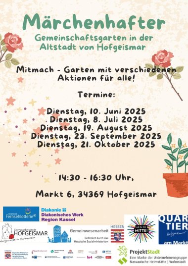 Kopie von Kopie von Kopie von Märchengarten Gemeinschaftsgarten in der Altstadt von Hofgeismar - 1